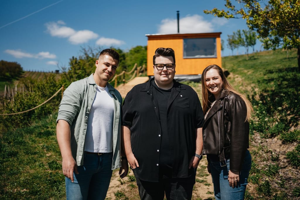 Začátky projektu klidně glamping