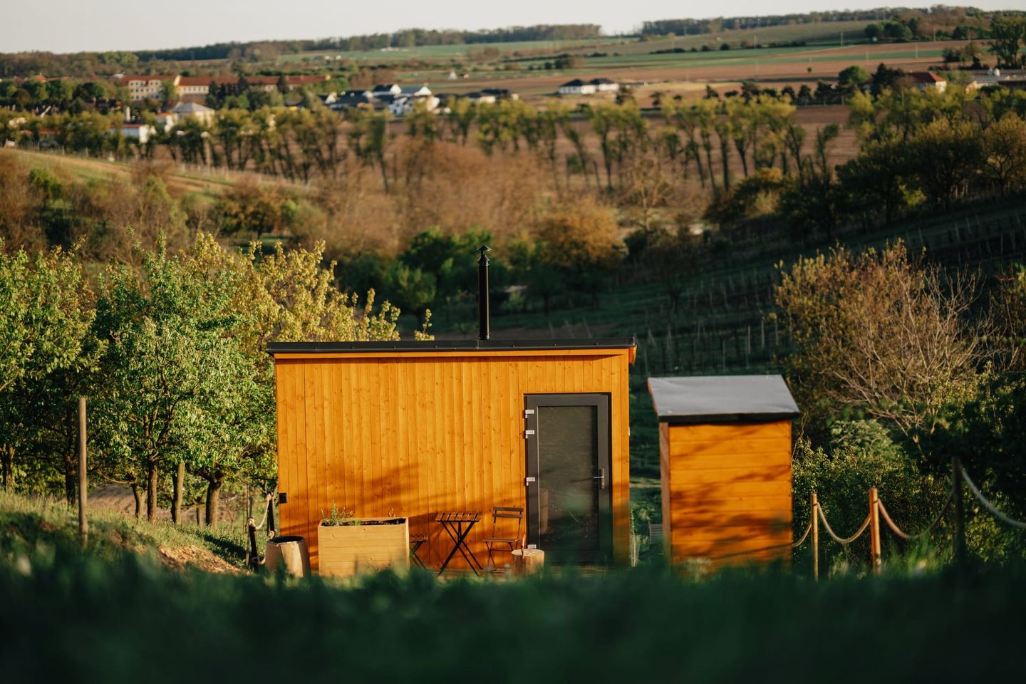 klidně glamping — mezi vinicemi na jižní Moravě